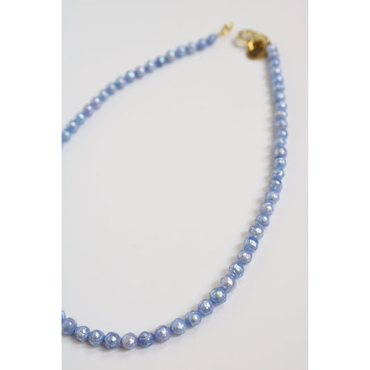 Blue Freshwater Pearl Necklace