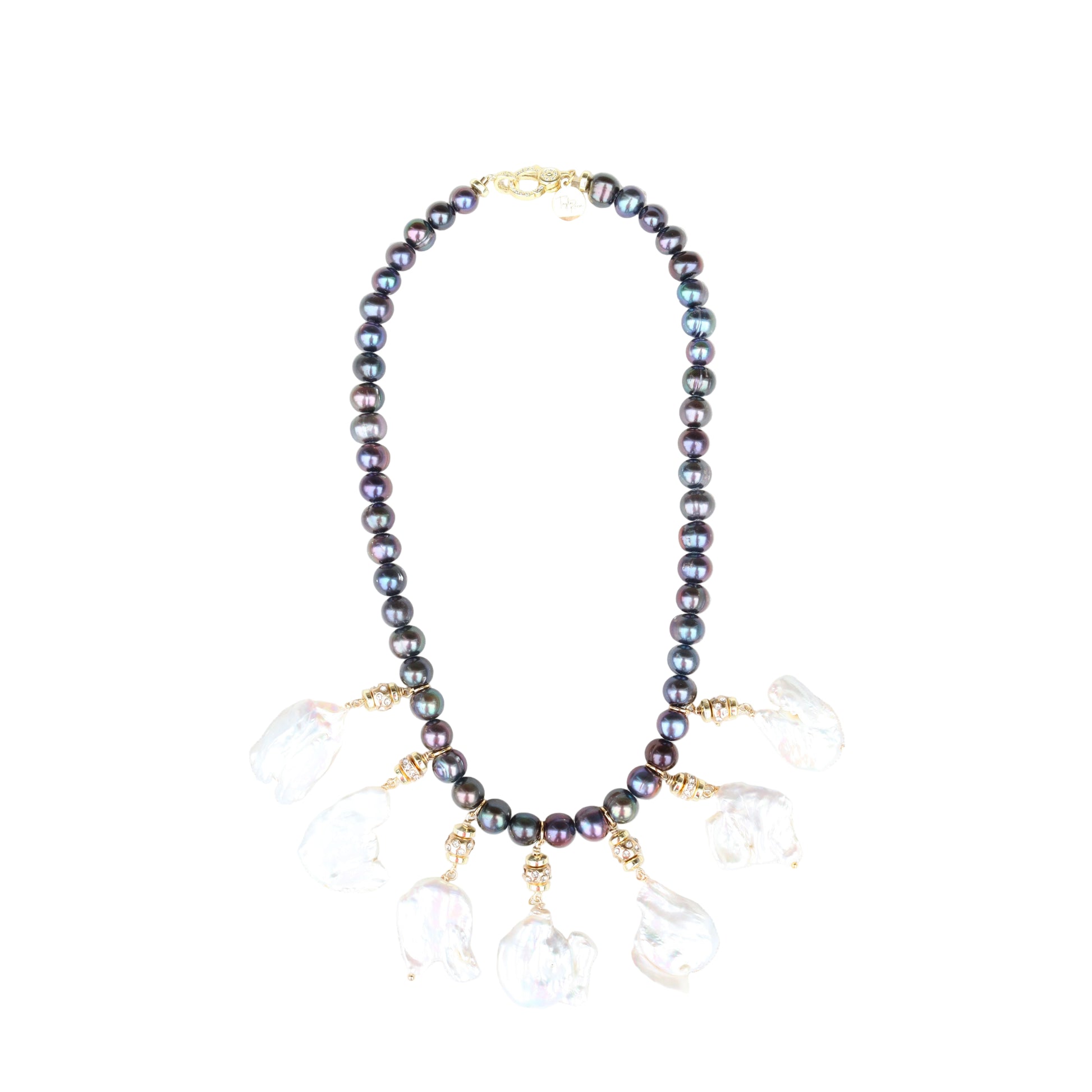 Caviar + Chips Pearl Necklace