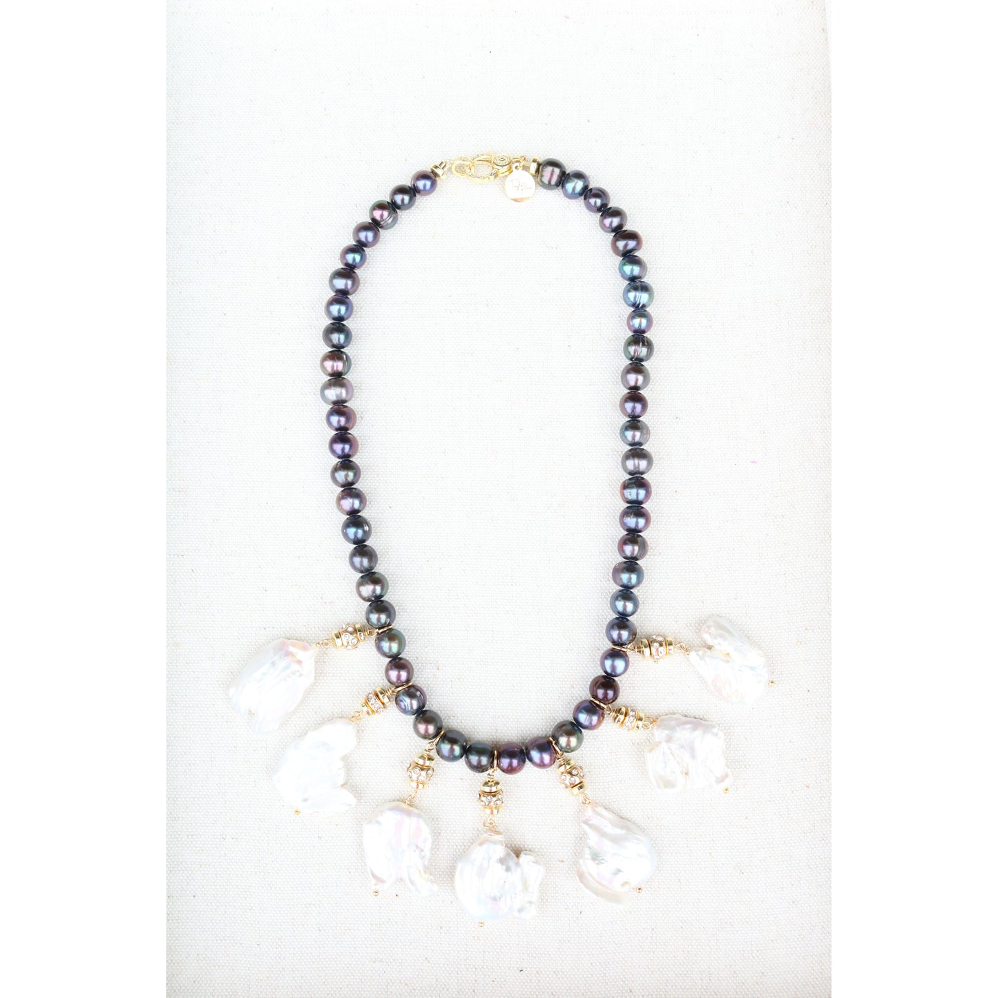 Caviar + Chips Pearl Necklace