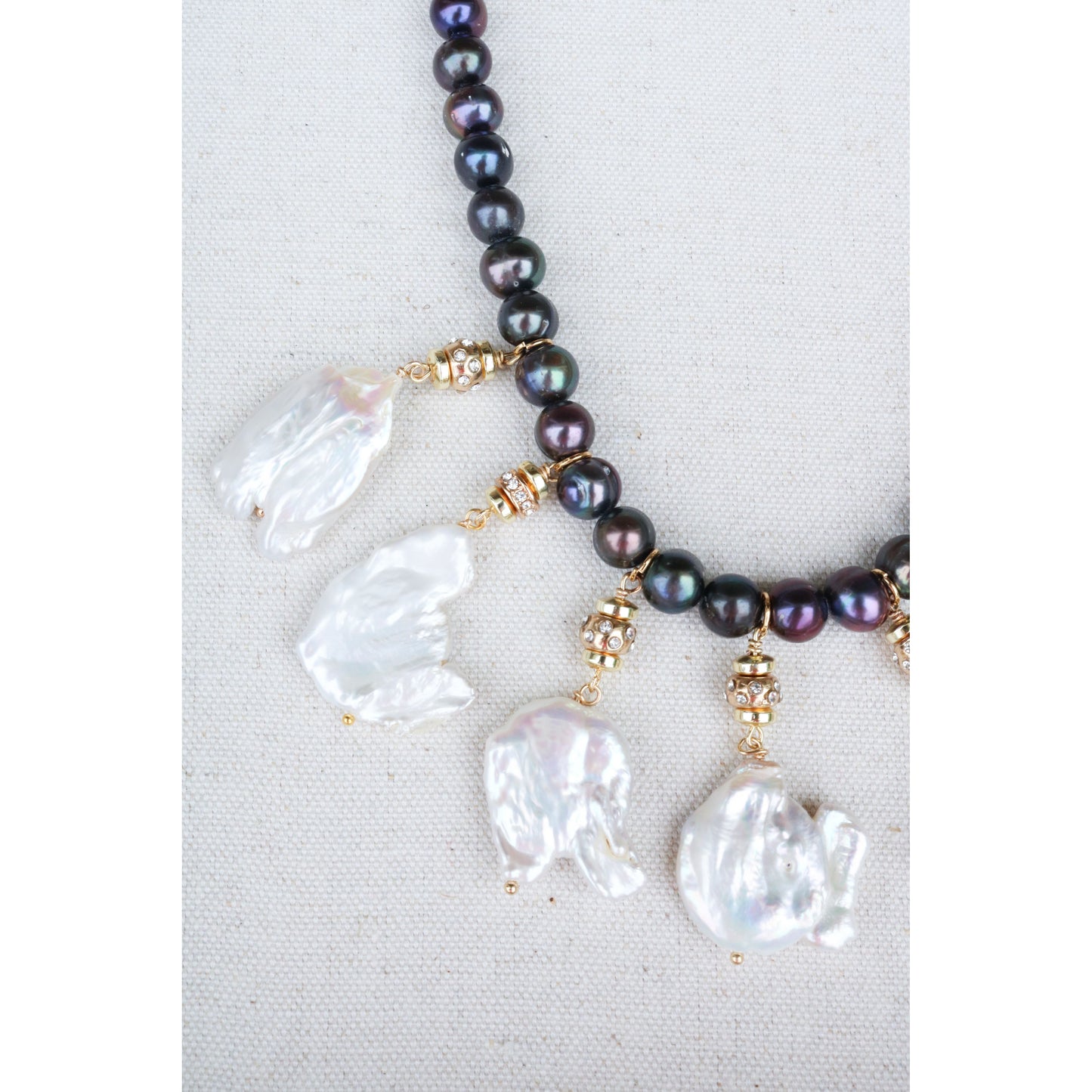 Caviar + Chips Pearl Necklace