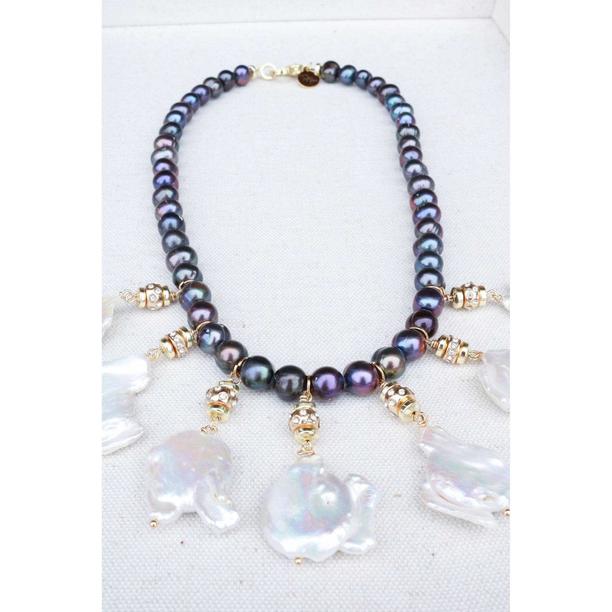 Caviar + Chips Pearl Necklace