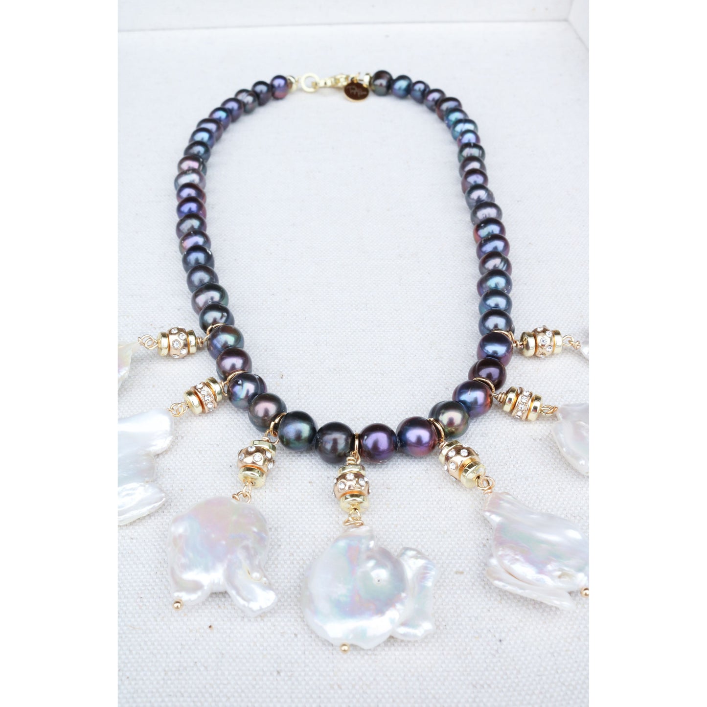 Caviar + Chips Pearl Necklace