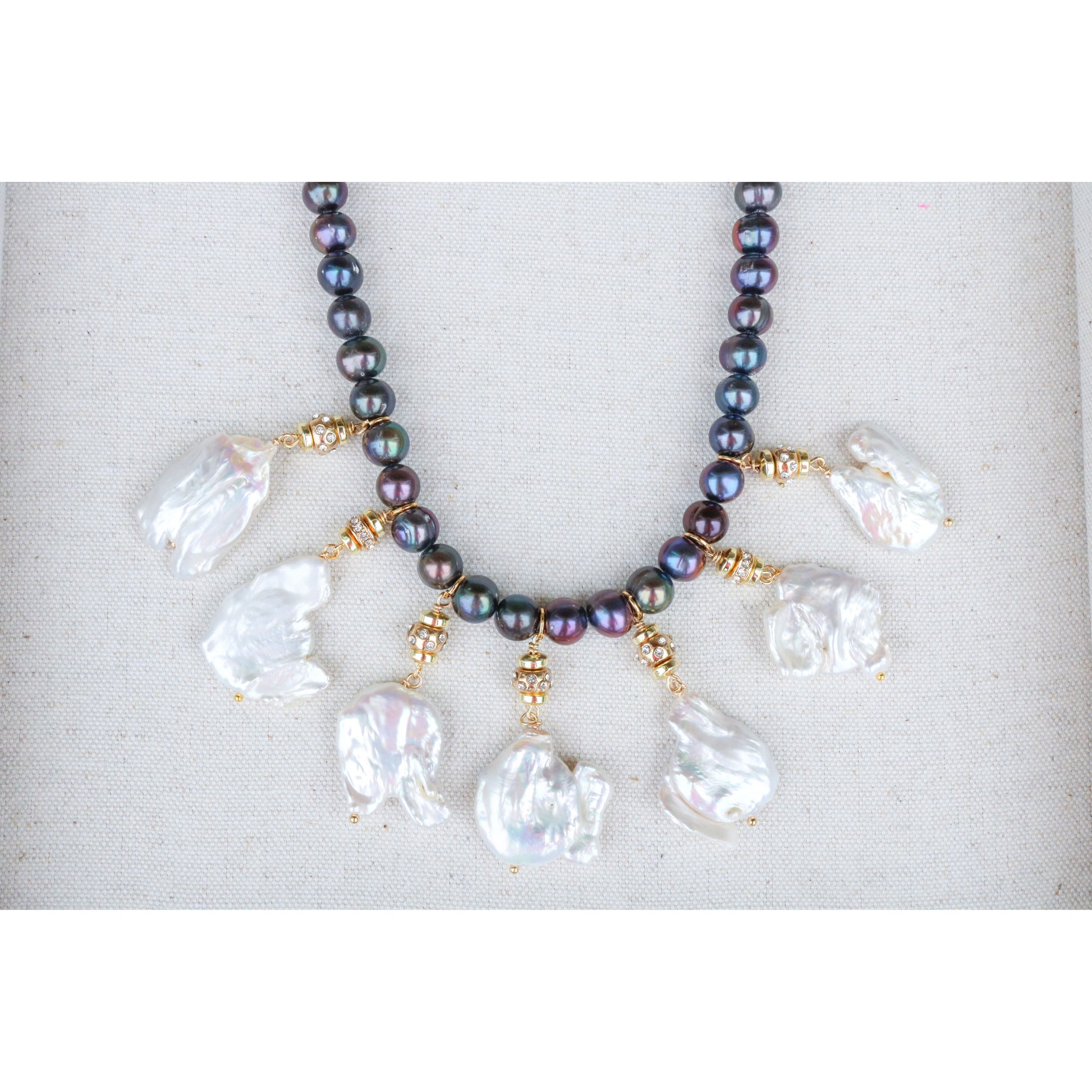 Caviar + Chips Pearl Necklace