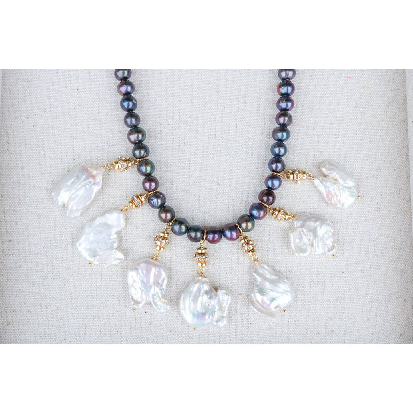 Caviar + Chips Pearl Necklace