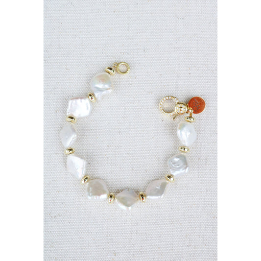 Moonlight Muse Freshwater Pearl Bracelet