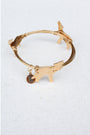 Wolf Wire Wrapped Bangle