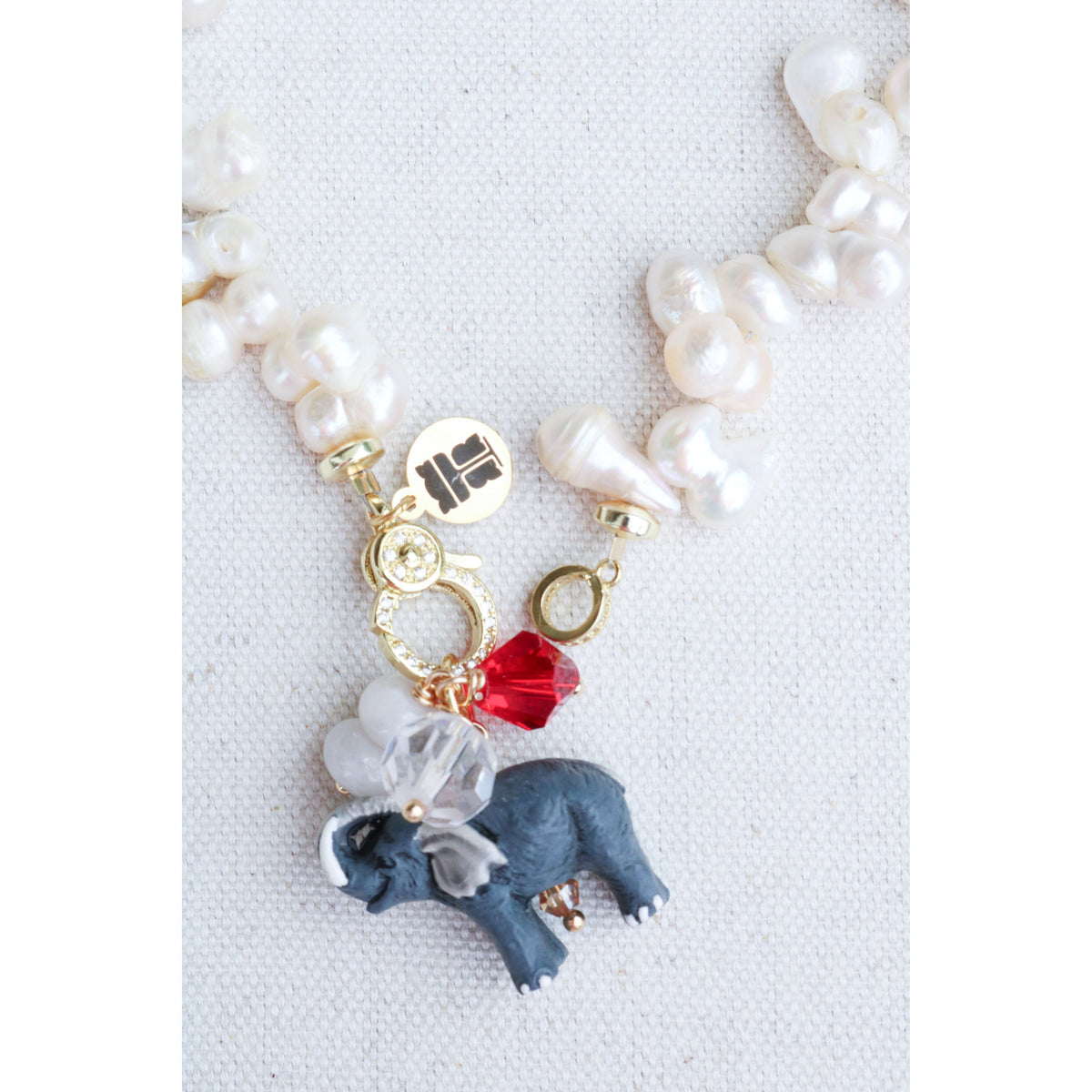 Elephant Mascot Charm