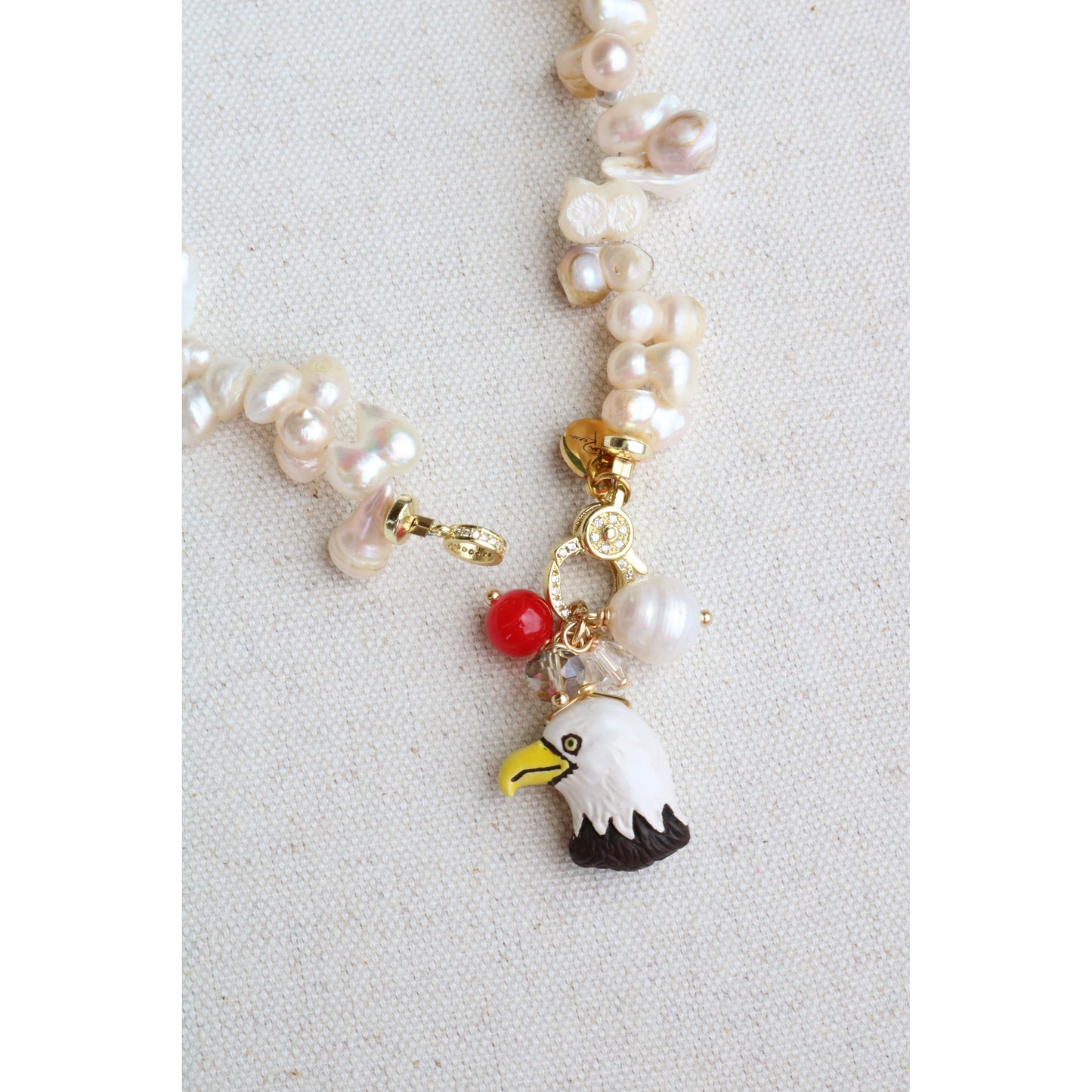 Eagle Mascot Charm