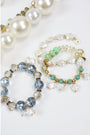 Turquoise + Chalcedony Star Bracelet