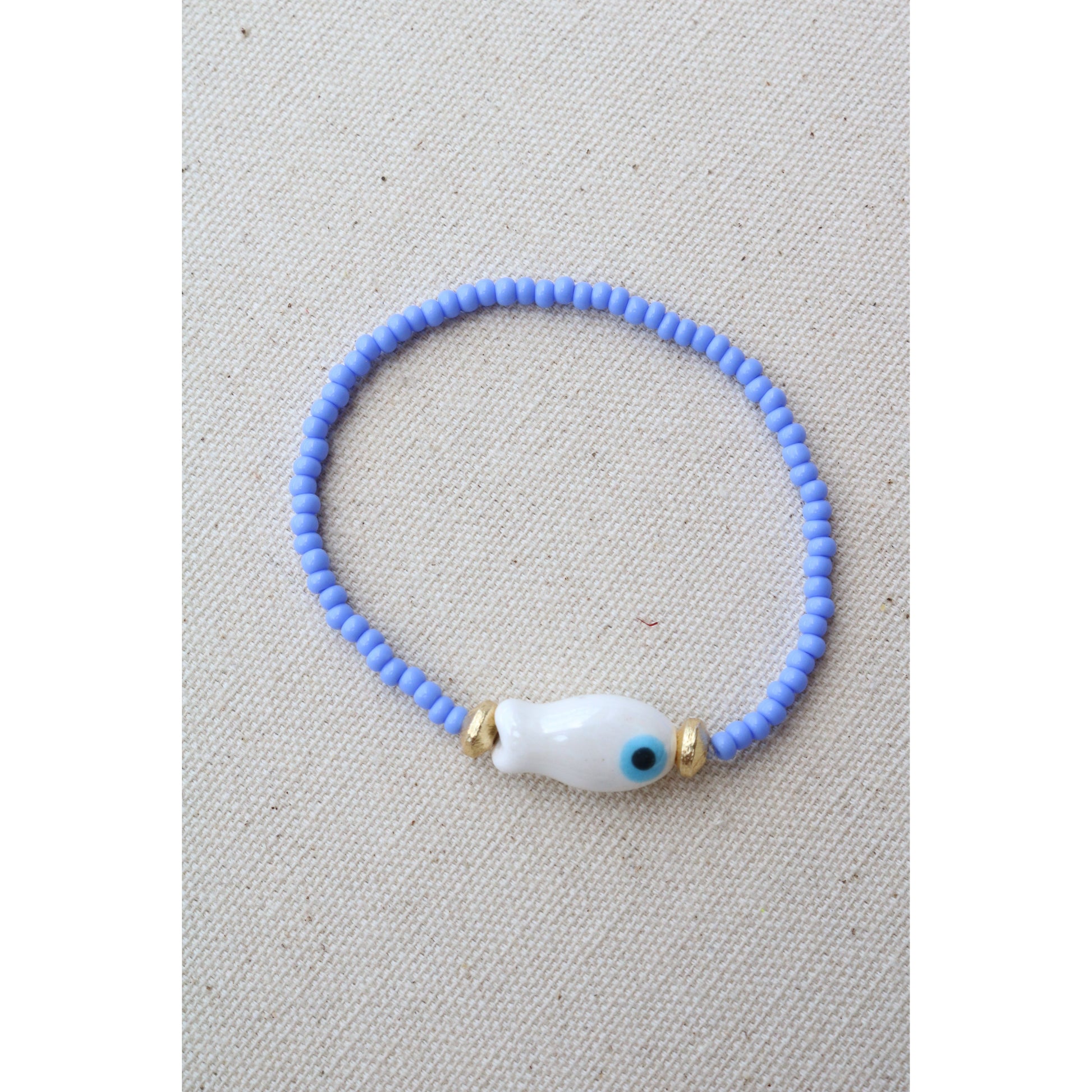 The Fancy Fan Fish Beaded Bracelet