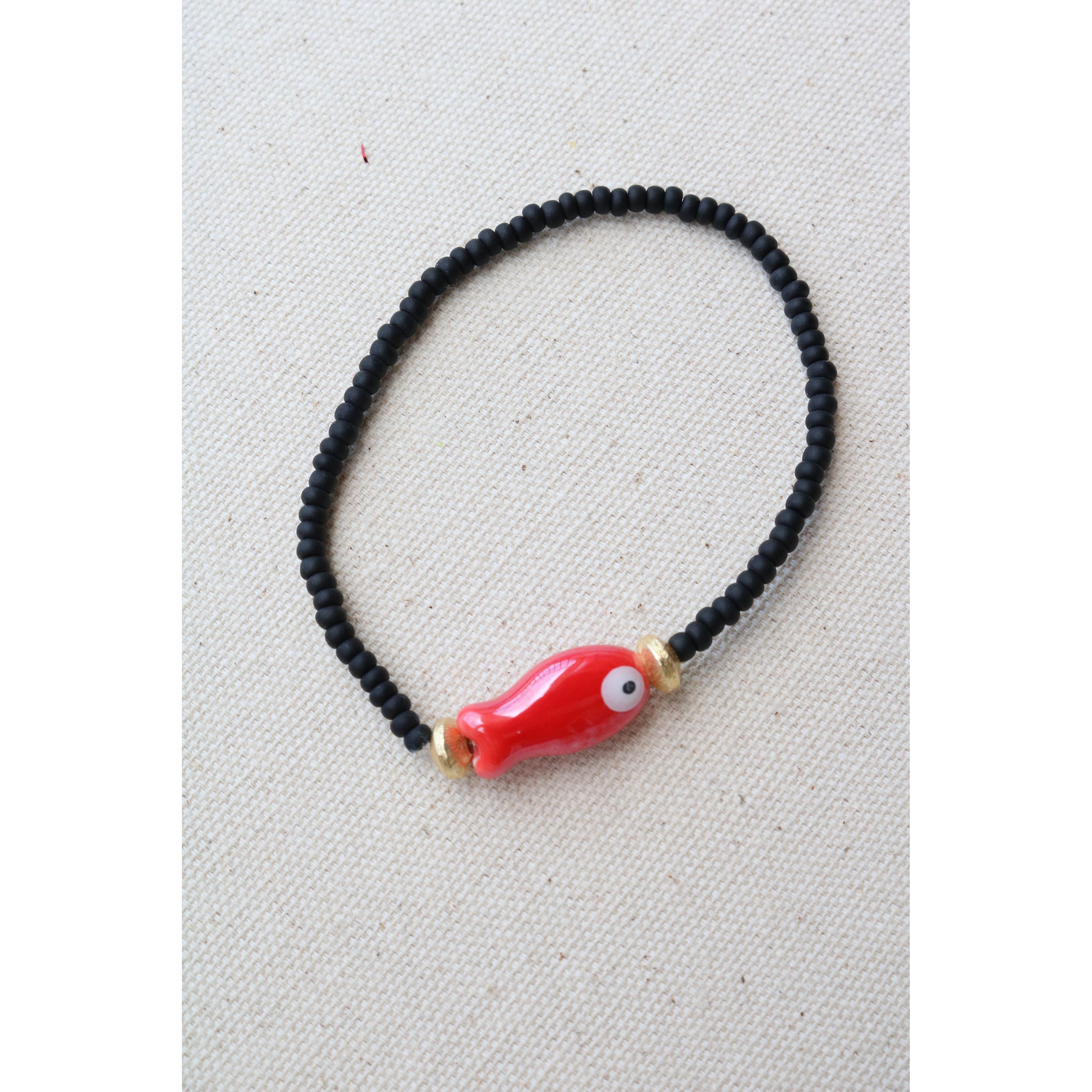The Little Fish Beaded Bracelet