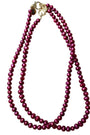 Red Freshwater Pearl Necklace