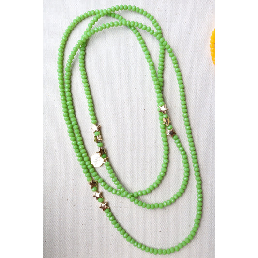 The Bright Green All Star Multi-Way Necklace