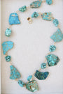 Turquoise Ranch Organic Stone Necklace