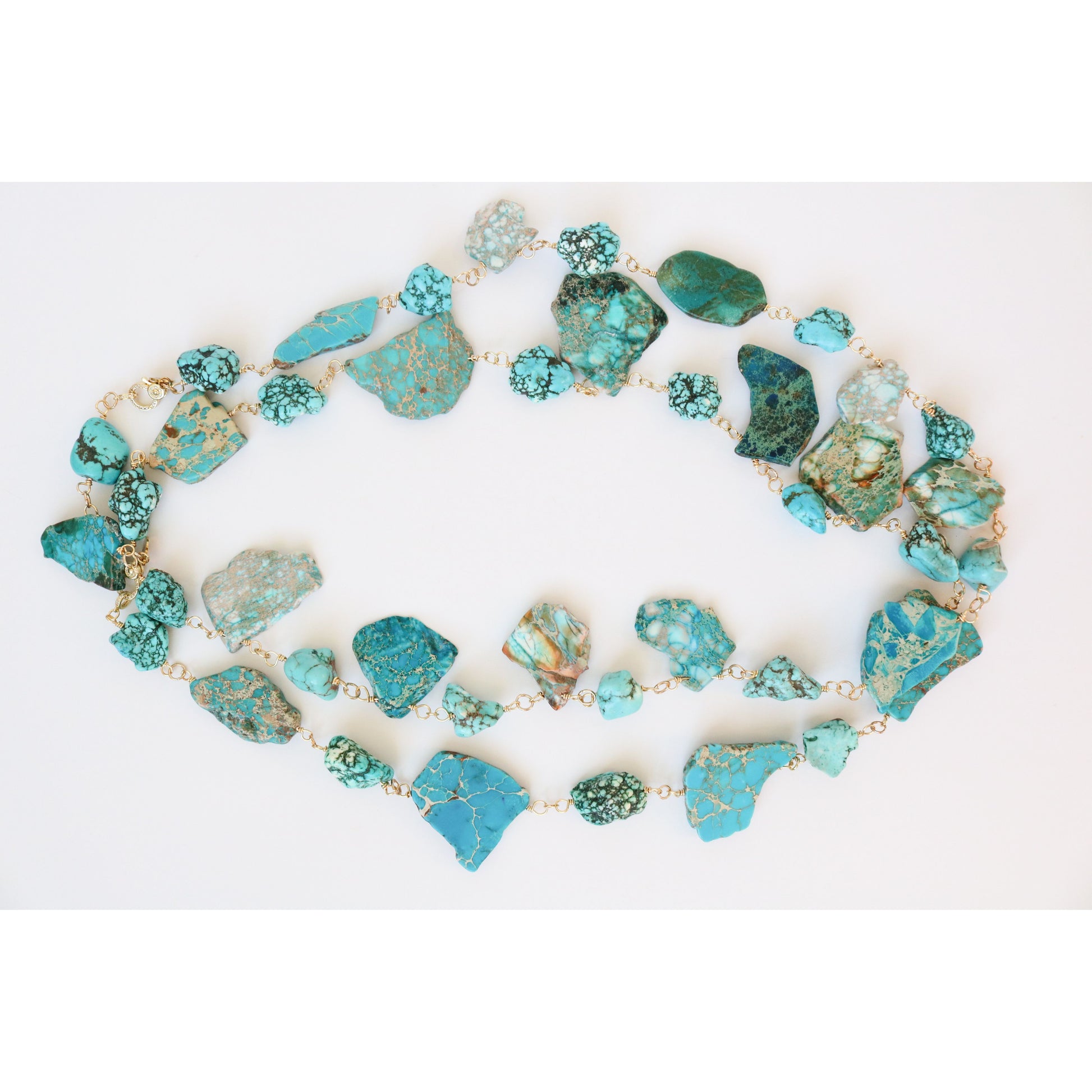 Turquoise Ranch Organic Stone Necklace