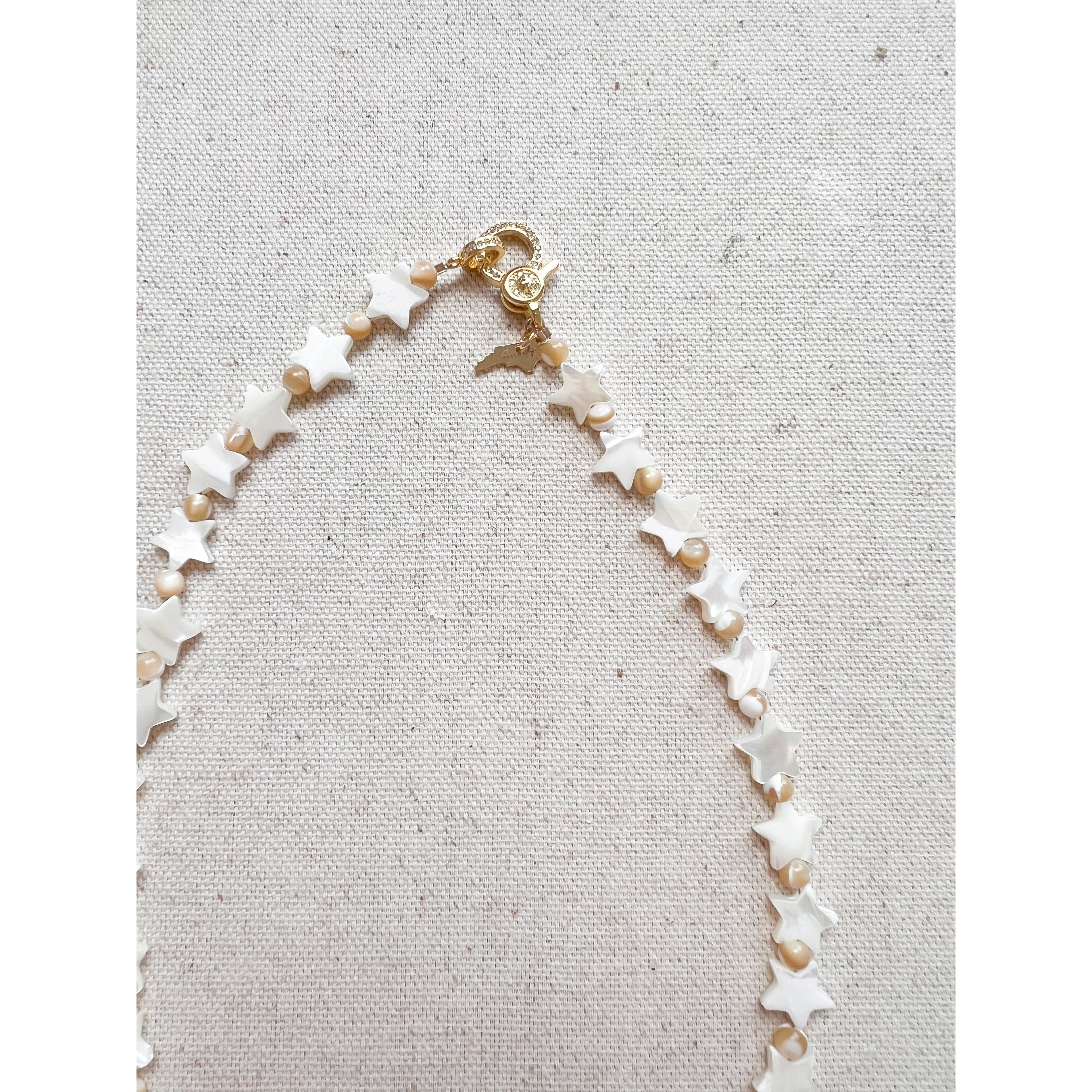 Mother of Pearl Star Necklace