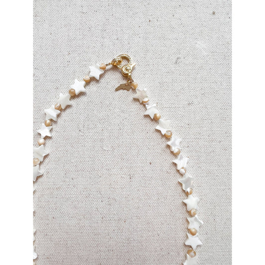 Mother of Pearl Star Necklace