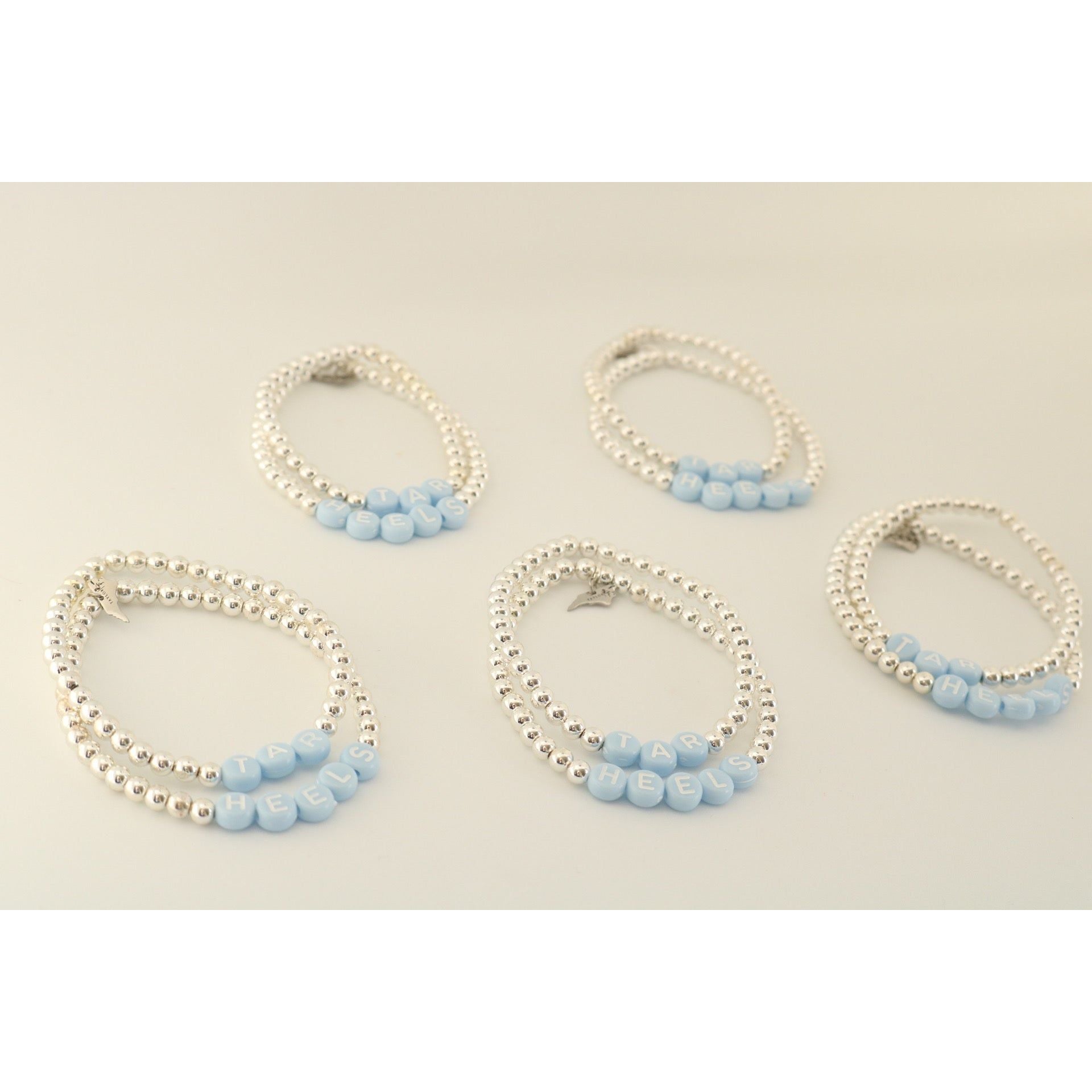 "Tar Heels" Little Team Bracelet Set
