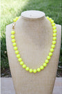 Neon Swarovski Pearl Hand Knotted Necklace
