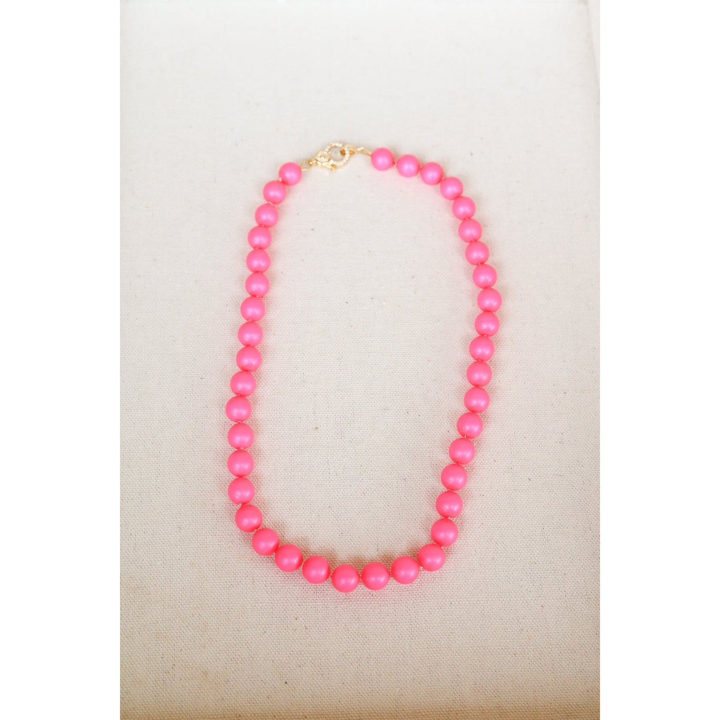Neon Swarovski Pearl Hand Knotted Necklace