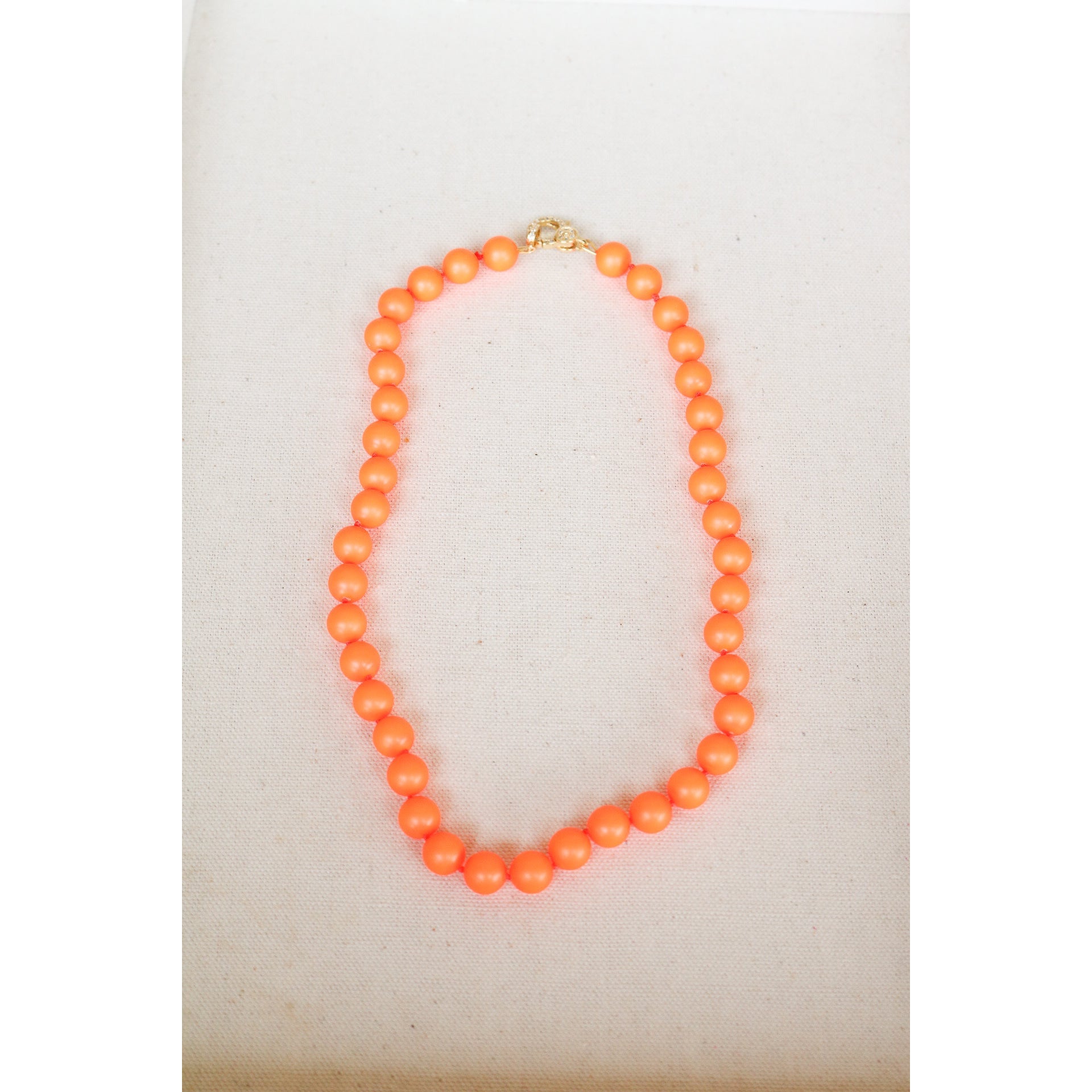Neon Swarovski Pearl Hand Knotted Necklace