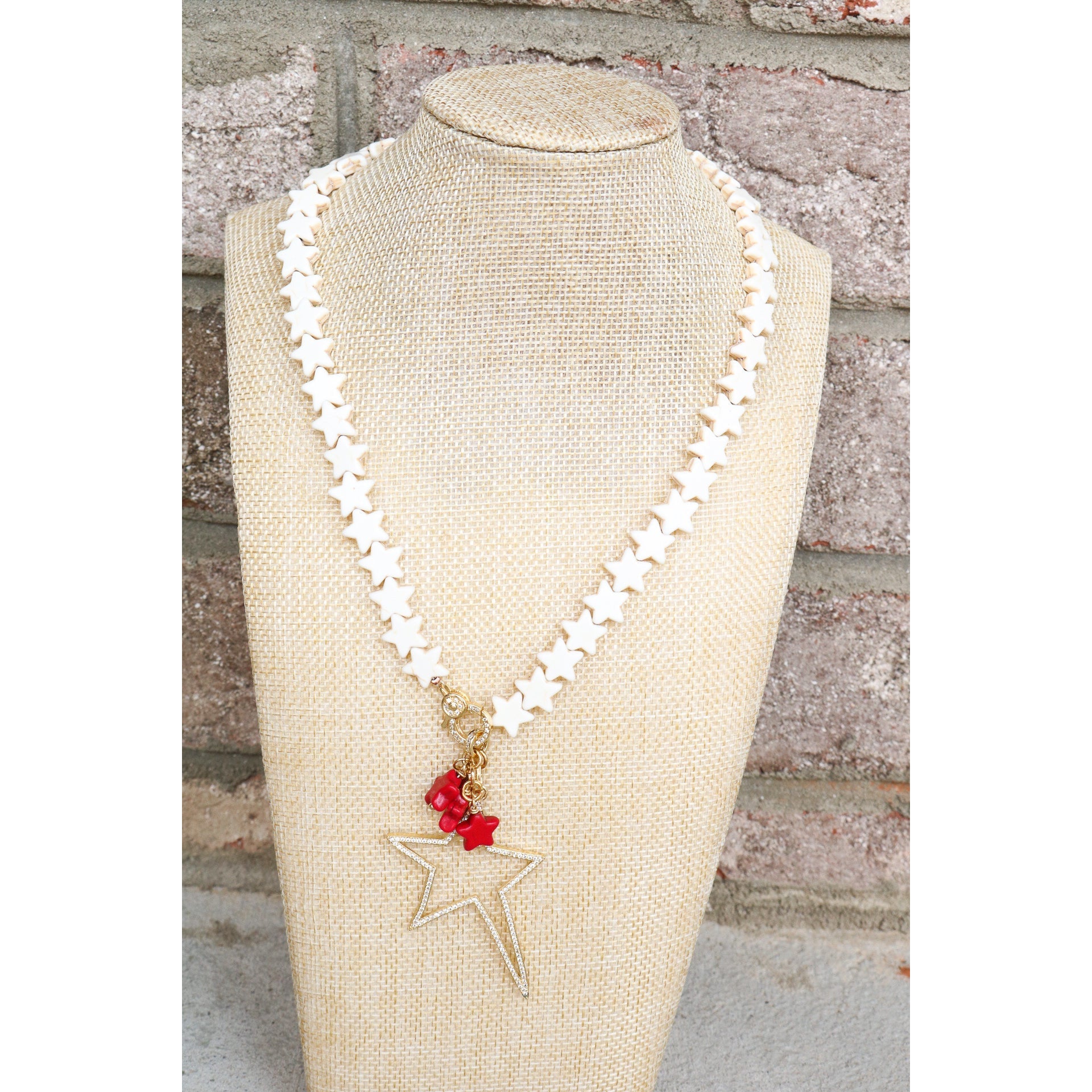 Big Star Pave Pendant Necklace