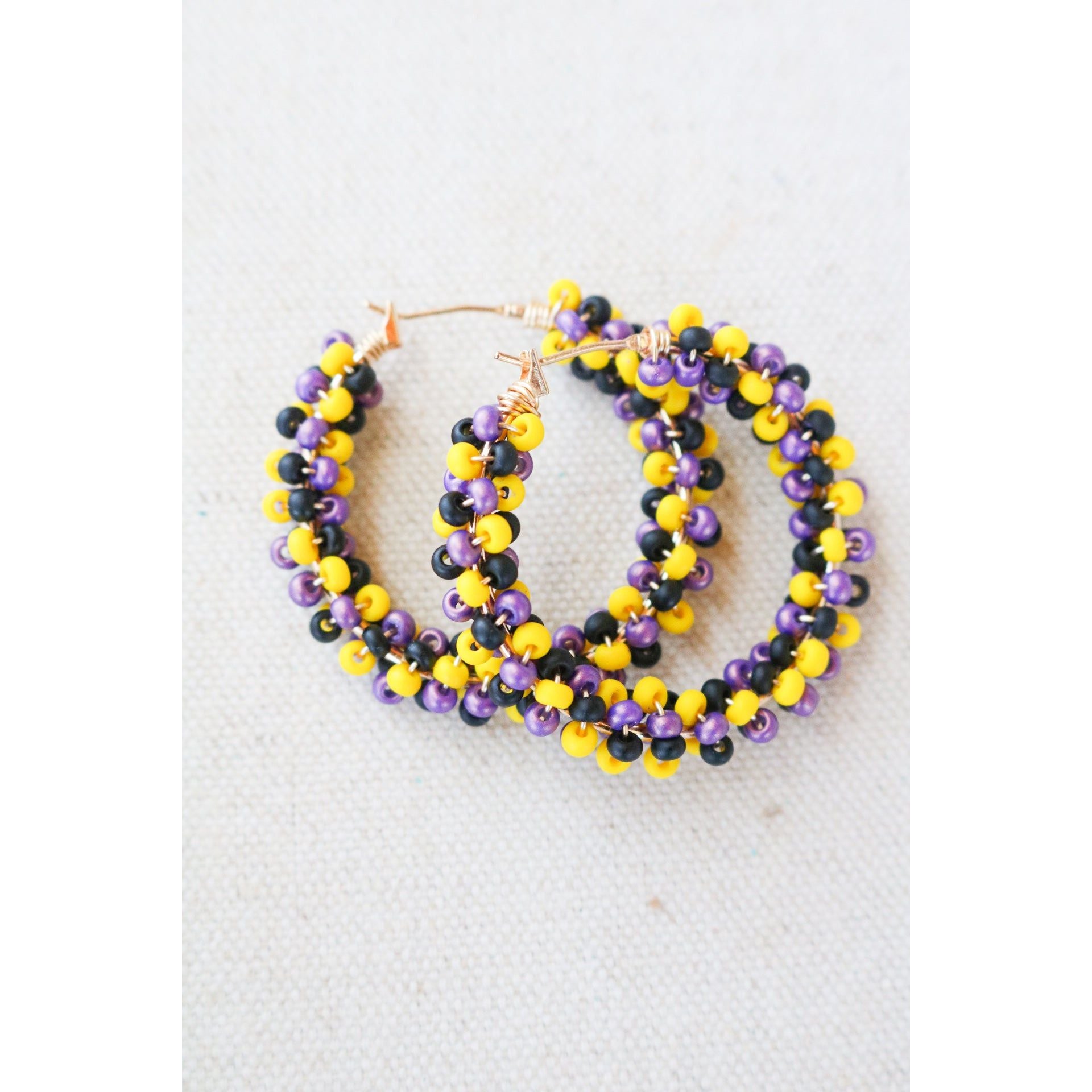 Pre-Game Beaded Hoops