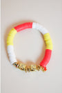 Kansas City (KC) Pave Polymer Clay Stretch Bracelet