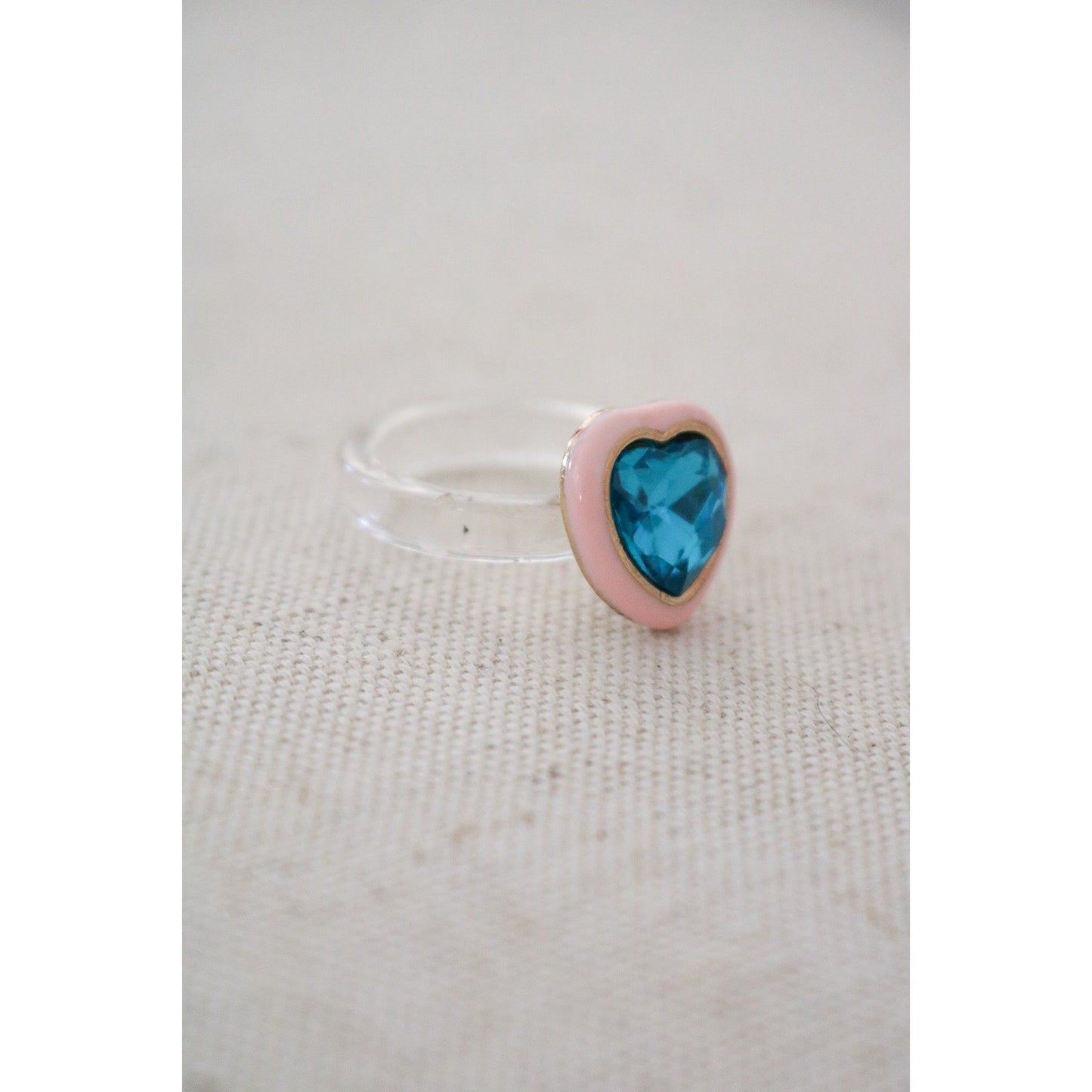 Crystal Heart Ring