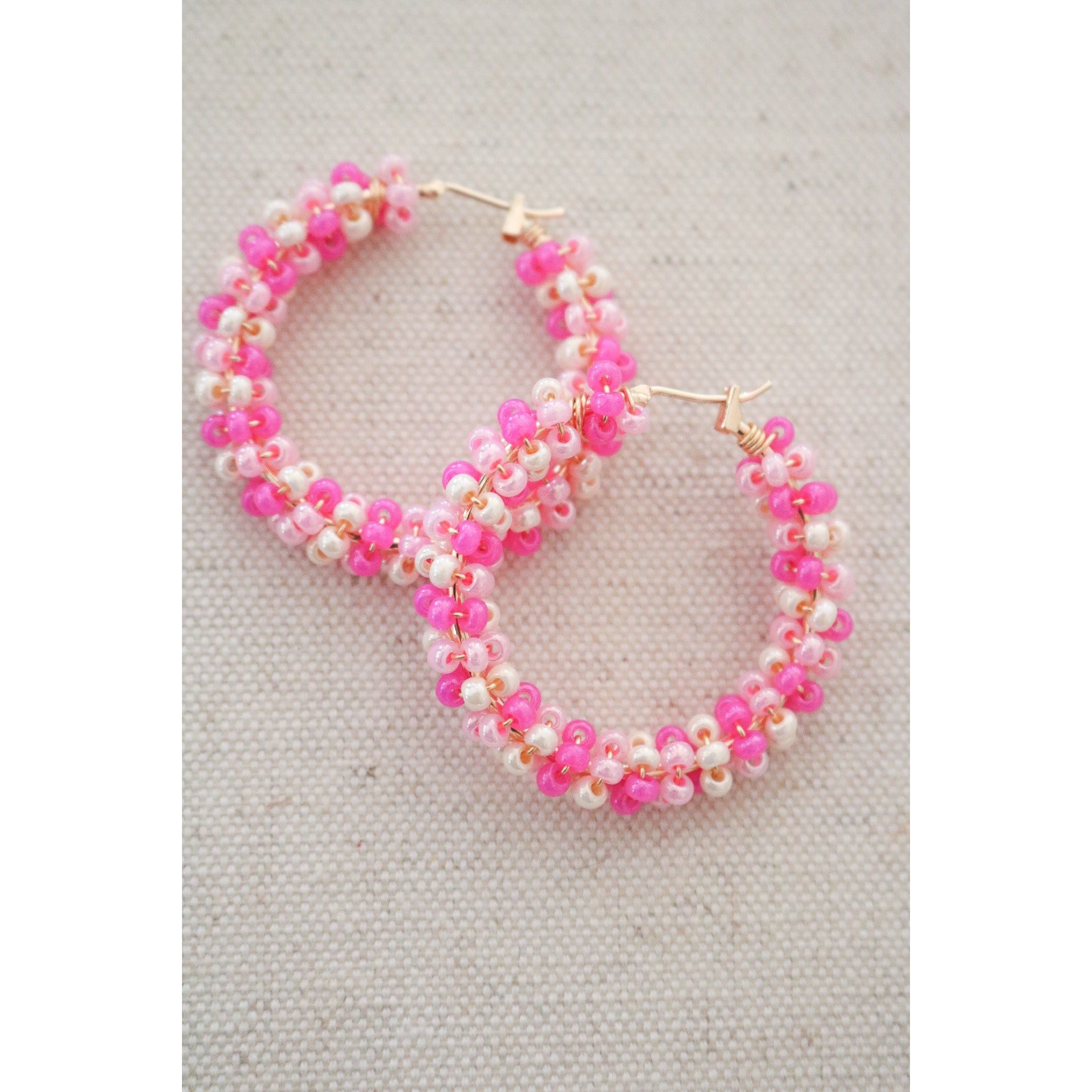Pre-Game Beaded Hoops