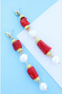 Cayman Coral Earring
