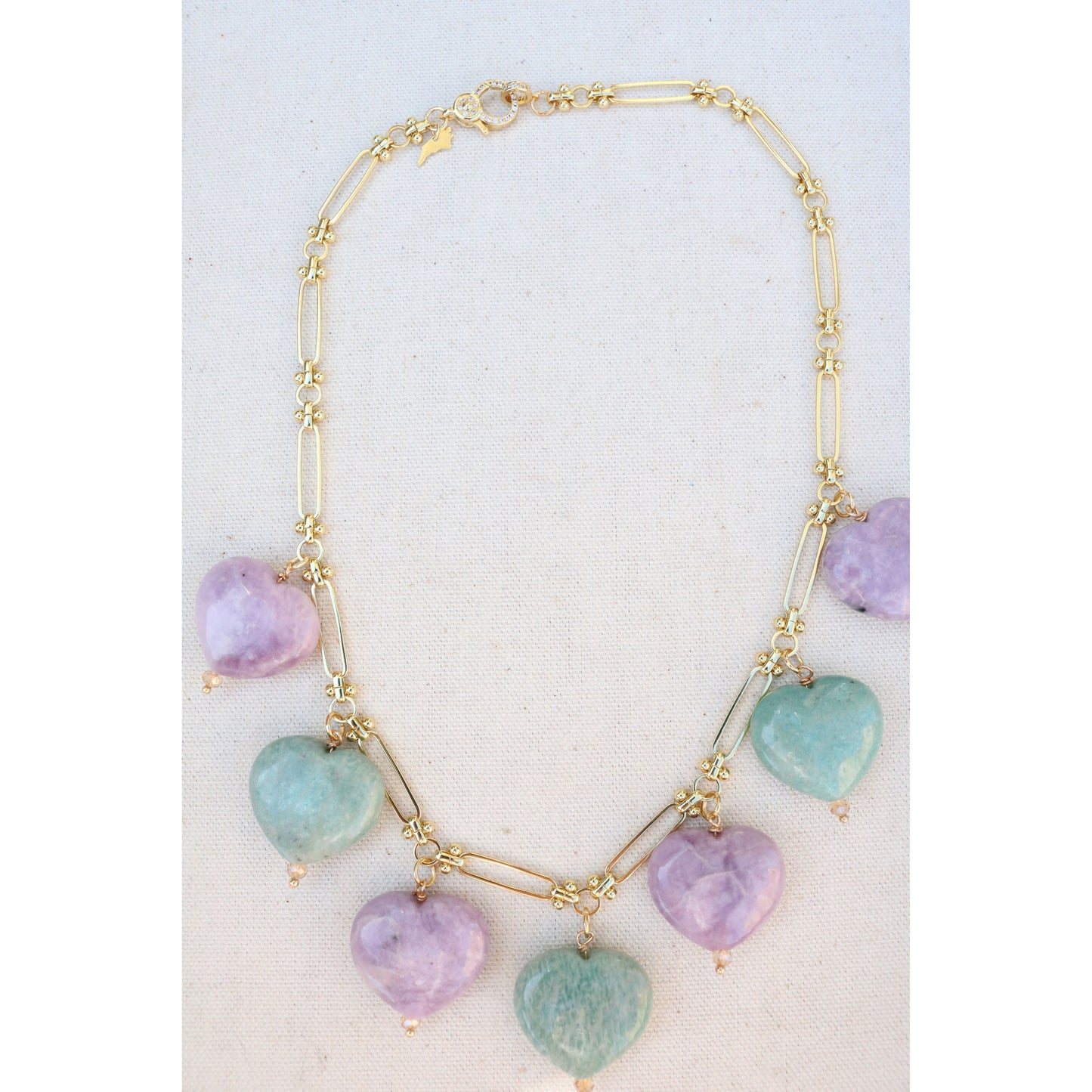 Heart of Gemstone Necklace