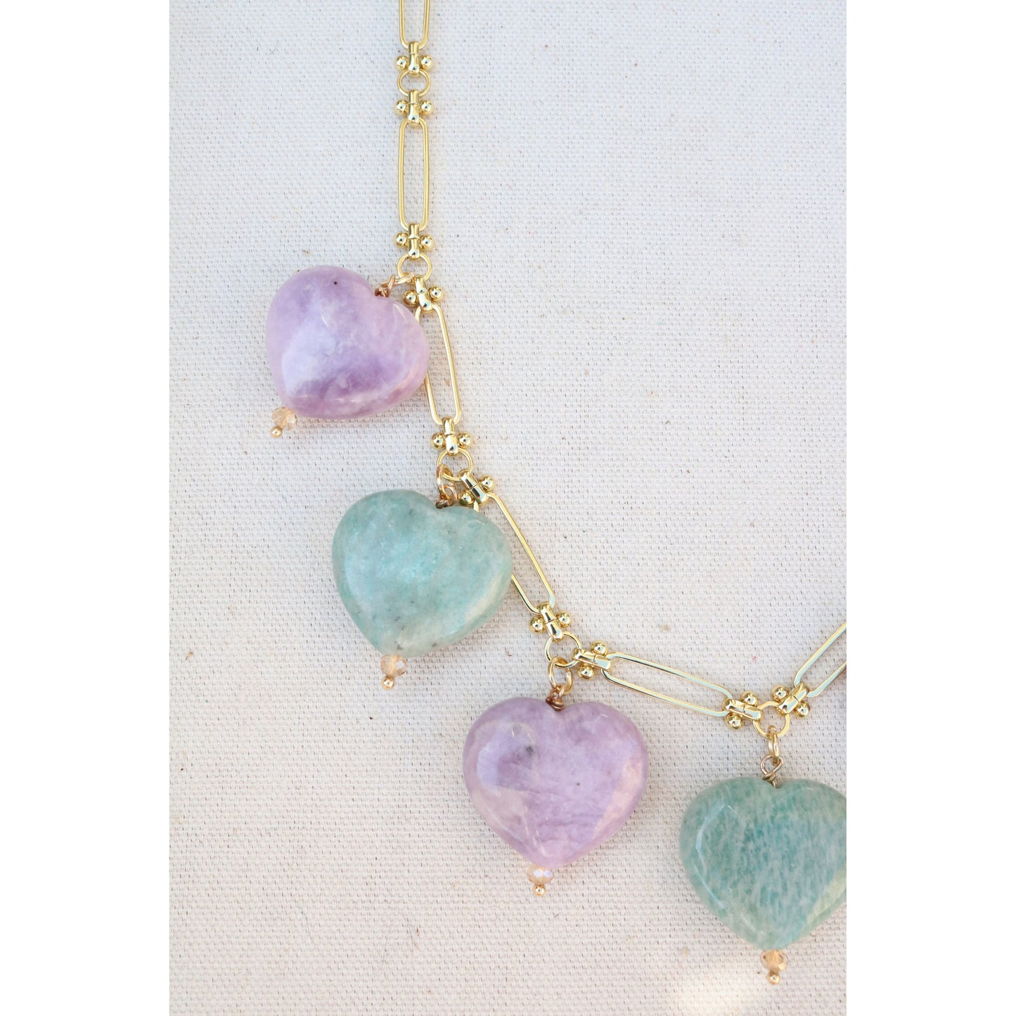 Heart of Gemstone Necklace