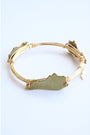 State of Kentucky Wire Wrapped Bangle