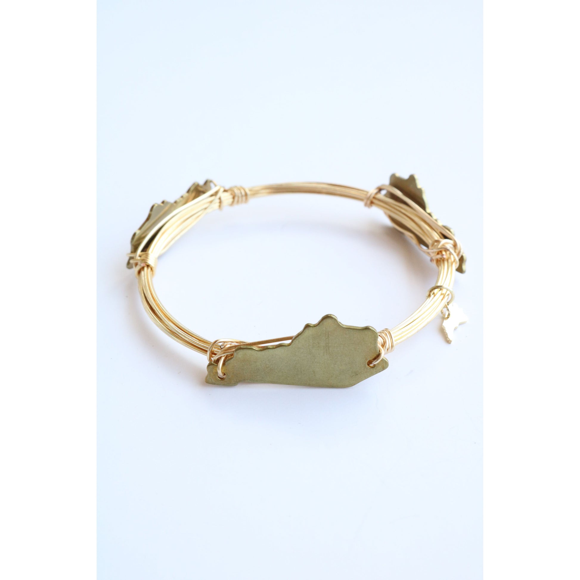 State of Kentucky Wire Wrapped Bangle