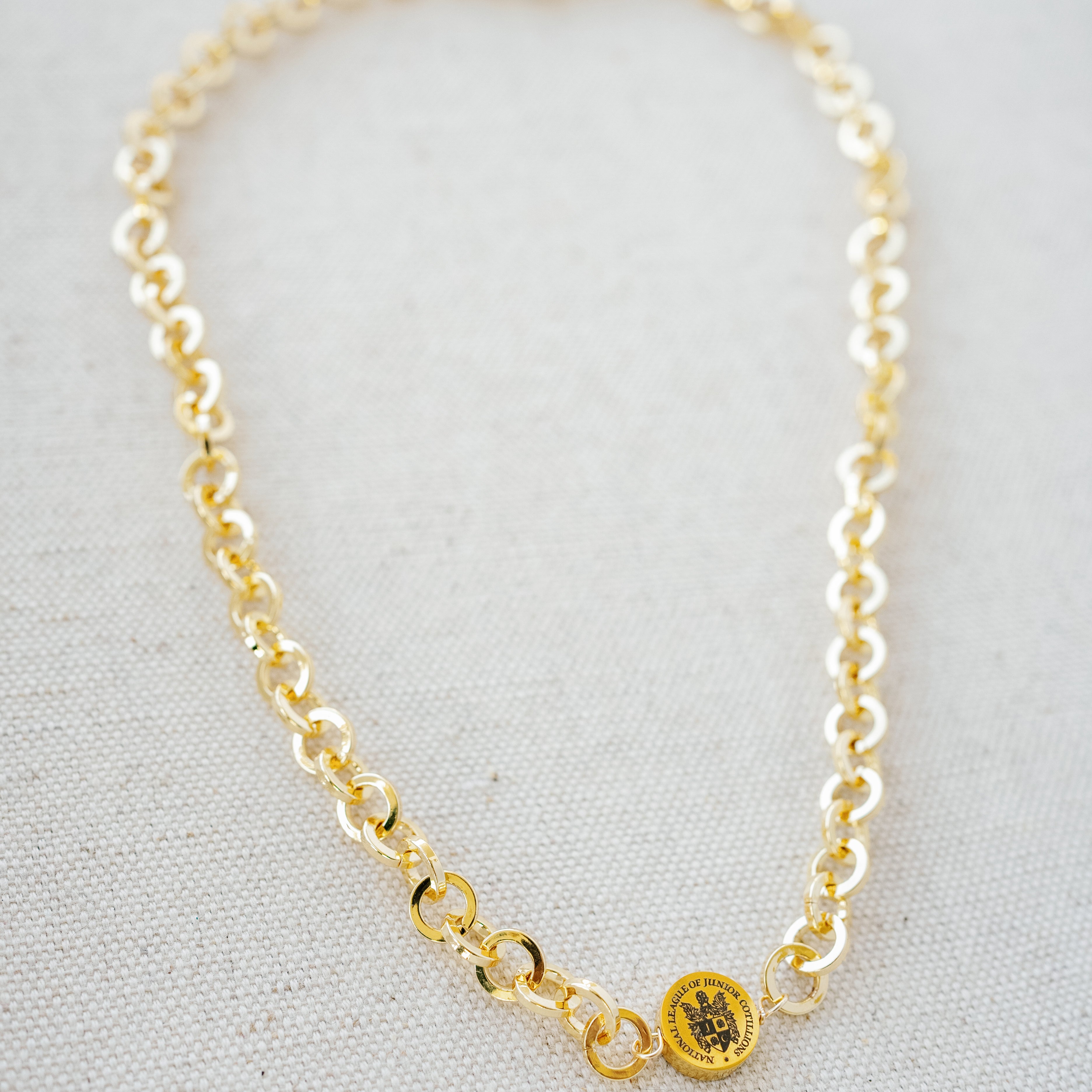 Taylor Reese x NLJC Crest Chain Necklace