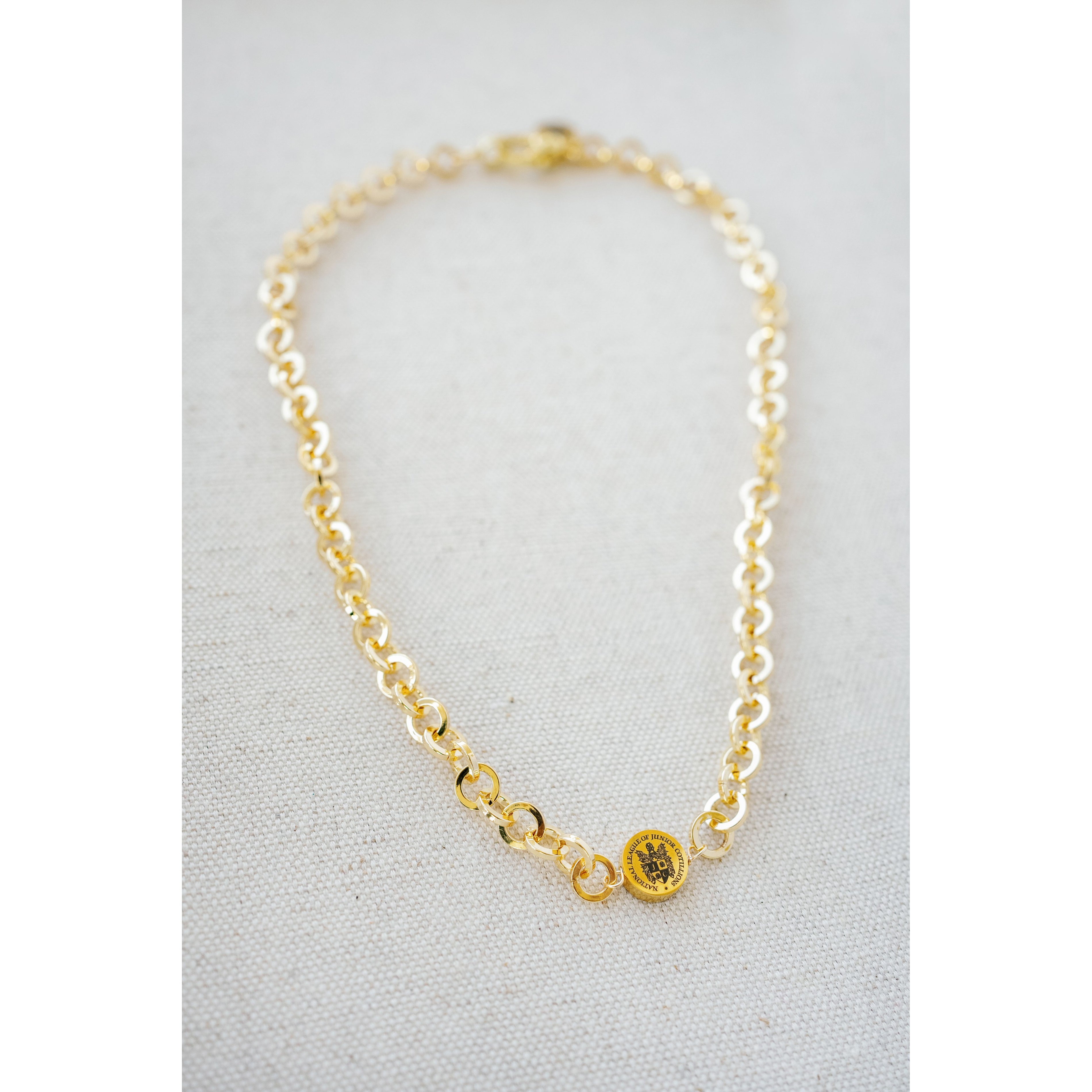 Taylor Reese x NLJC Crest Chain Necklace