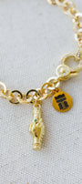 Taylor Reese x NLJC Handshake Charm Bracelet