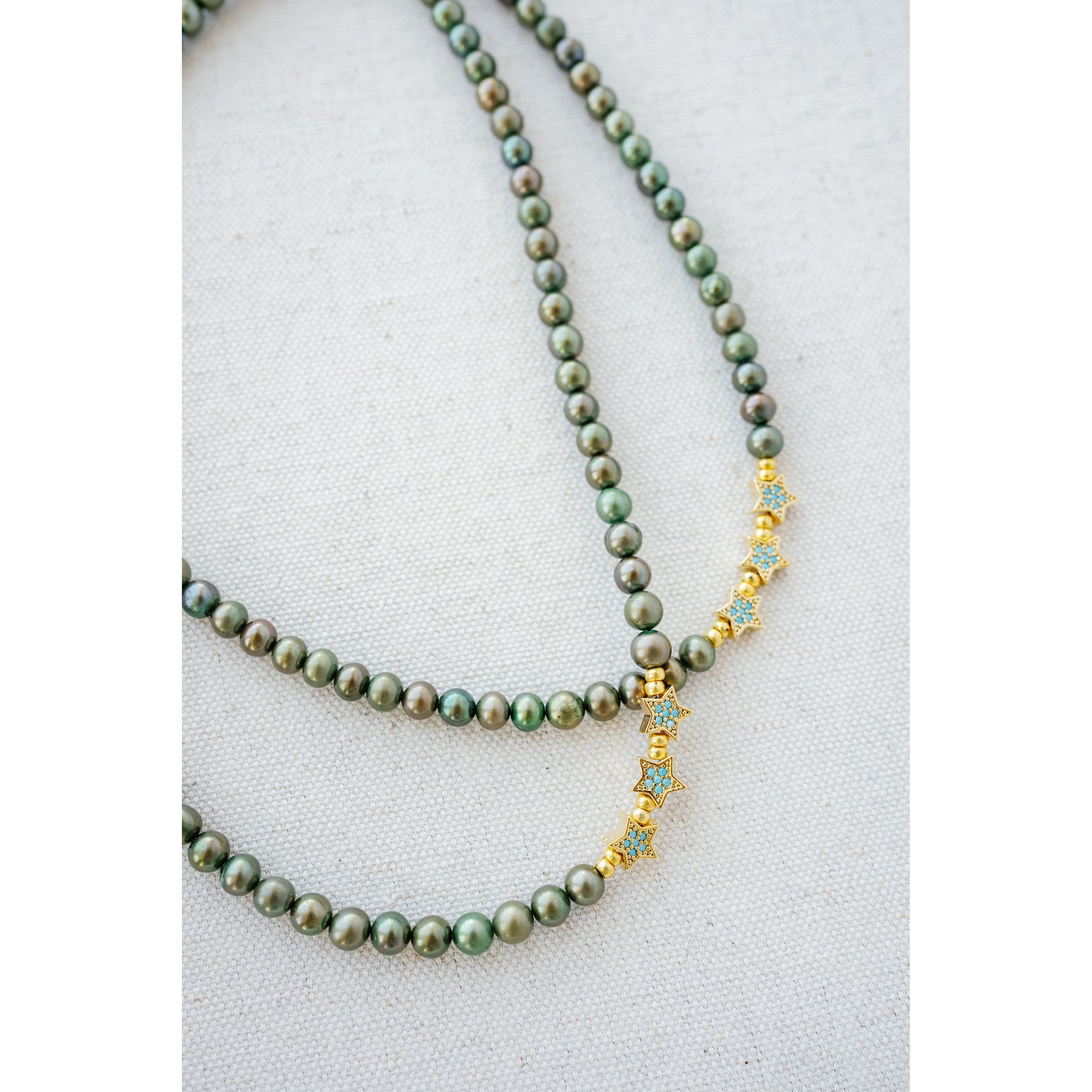 Taylor Reese x NLJC Generations Turquoise + Pearl Necklace