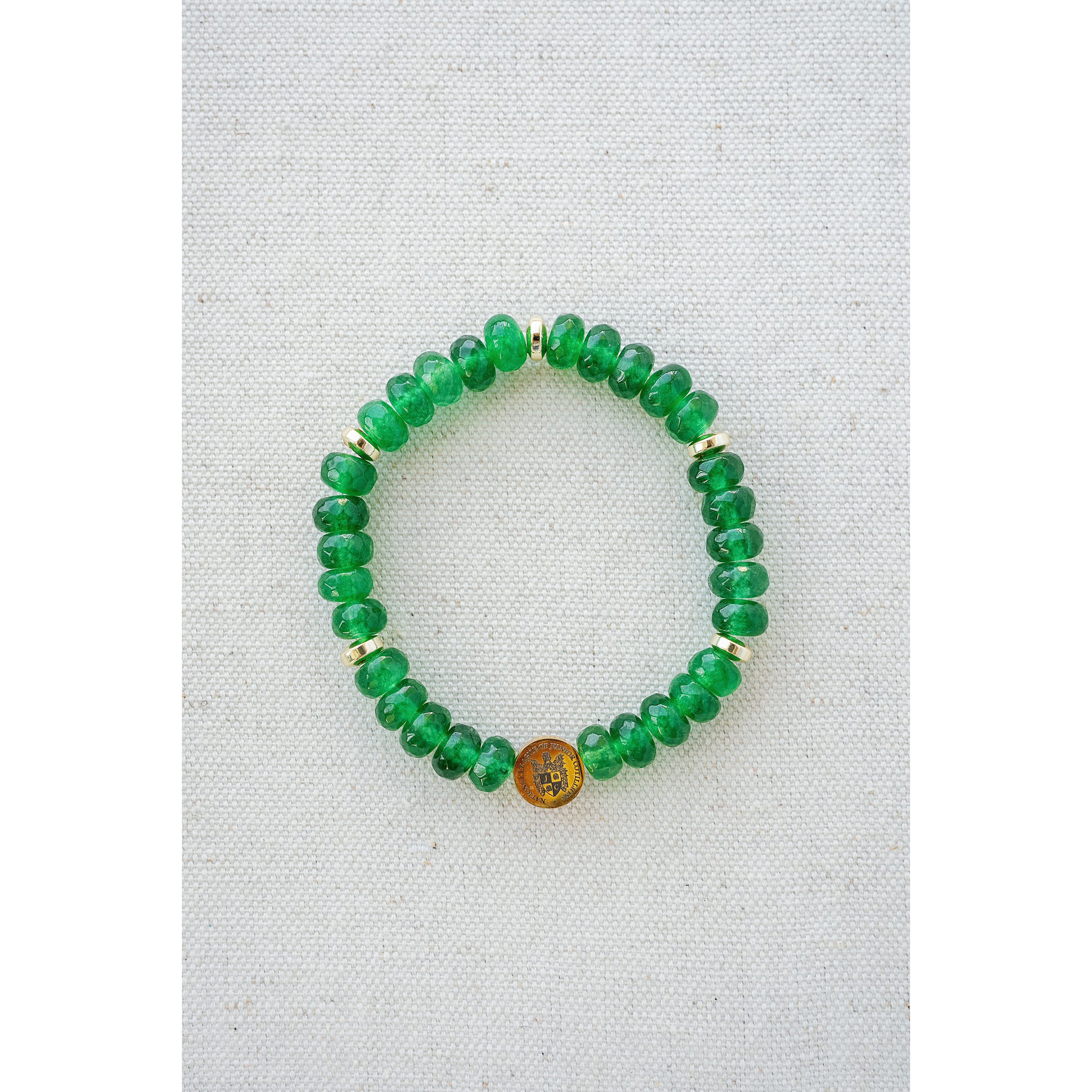 Taylor Reese x NLJC Crest Beaded Bracelet