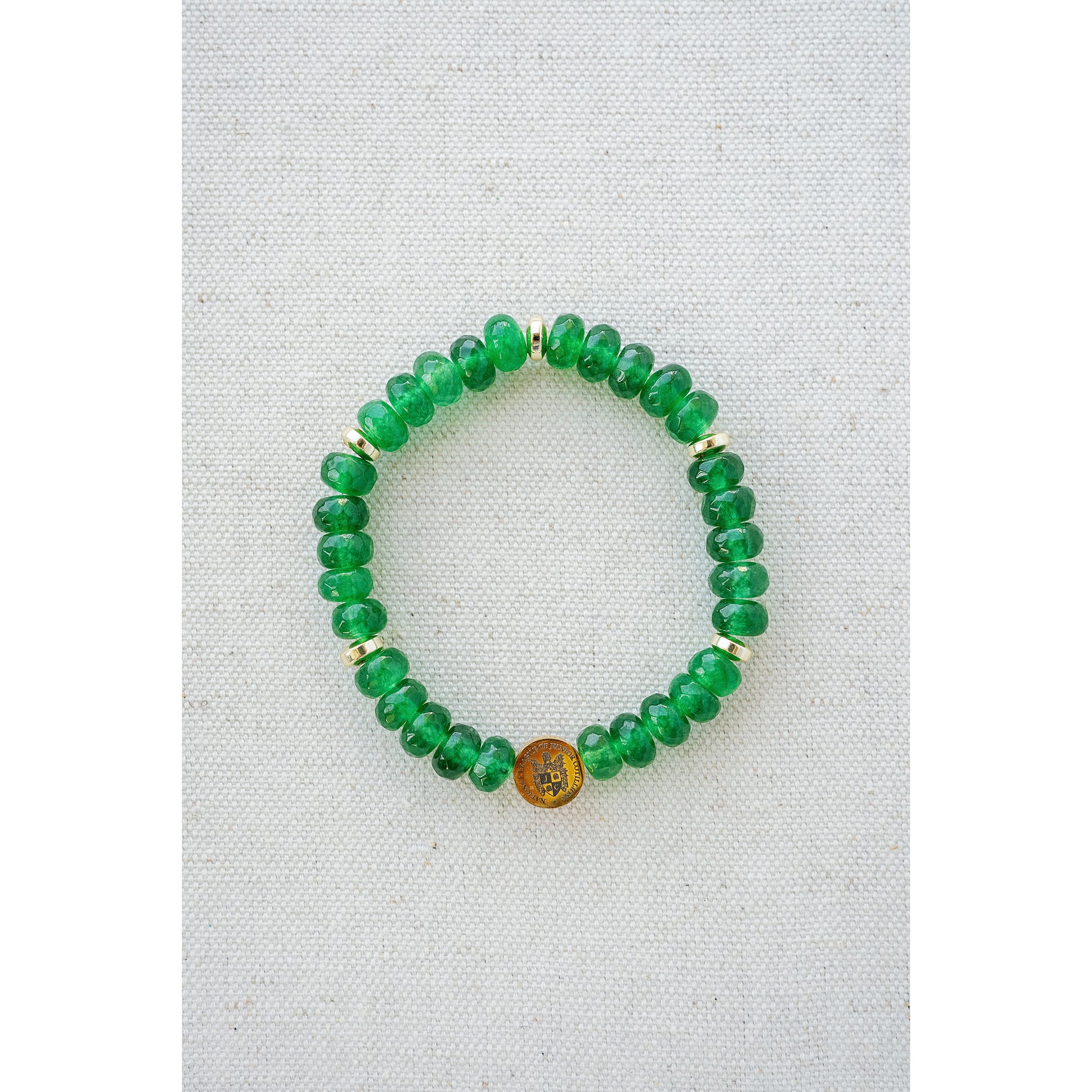 Taylor Reese x NLJC Crest Beaded Bracelet