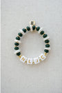 Taylor Reese x NLJC Monogram Pearl Bracelet