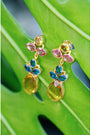 Pineapple Gemstone Earring