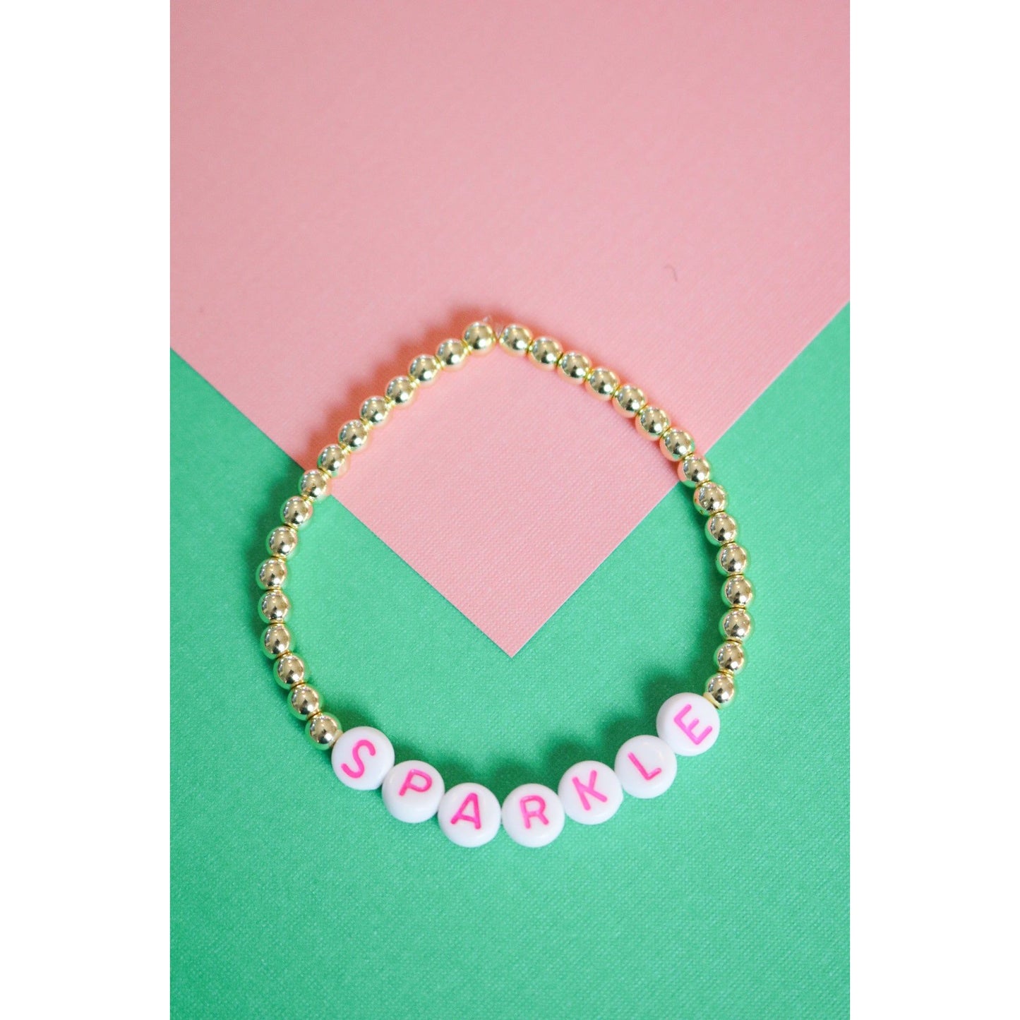 Pink "Sparkle" Little Holiday Bracelet