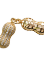 18K Gold Filled Peanut Shell Pendant Charm