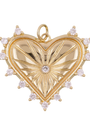 Gold-Filled Spiked Heart Pendant