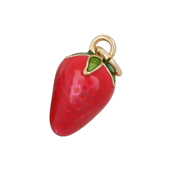 Gold Filled strawberry Pendant Charm