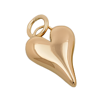18K Filled Tiny Heart Charm