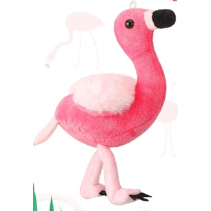 Flamingo Mascot Keychain