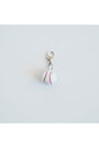 Baseball charm on a white background